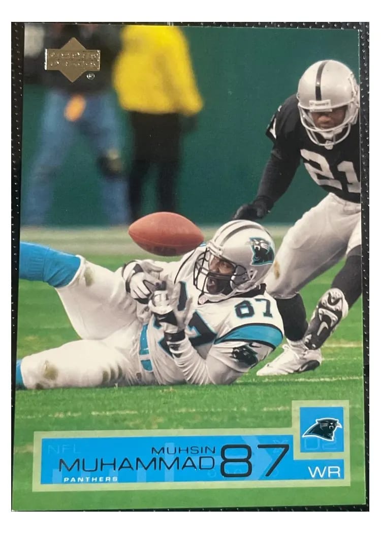 2002 Upper Deck Muhsin Muhammad #27 card