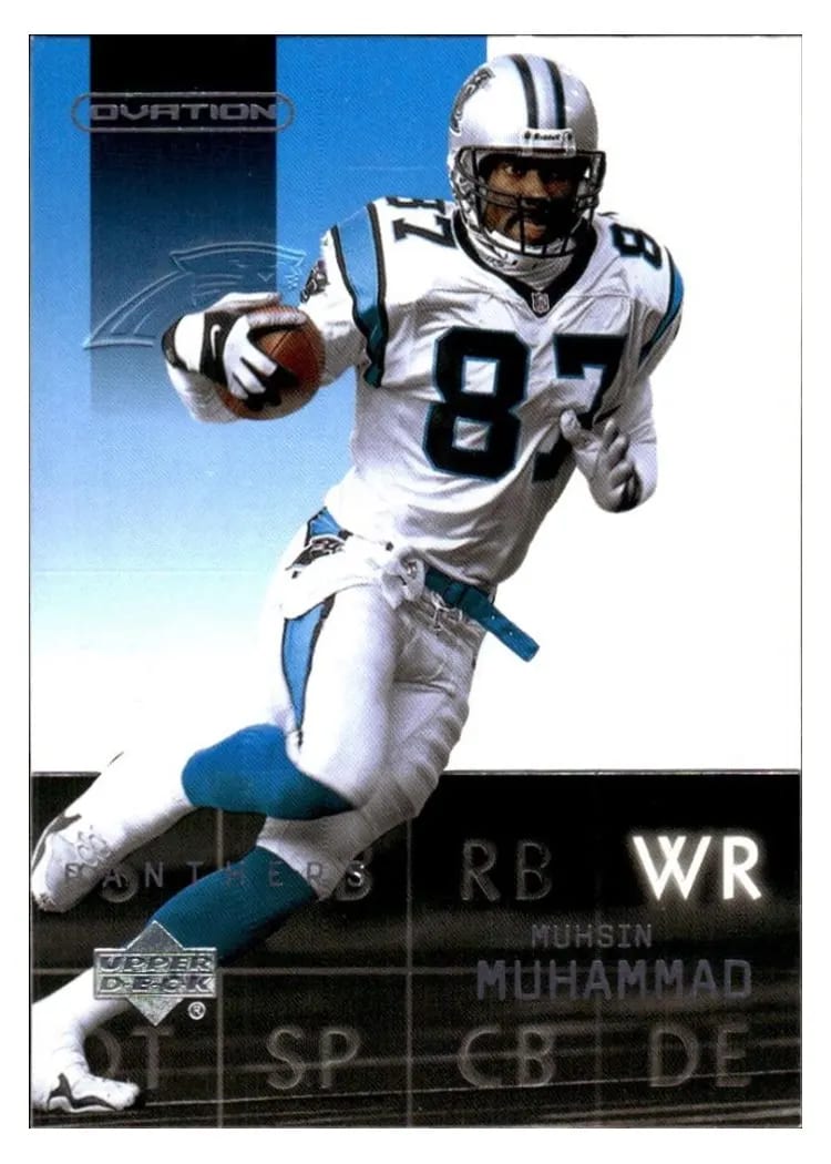 2002 Upper Deck Ovation Muhsin Muhammad #11 card