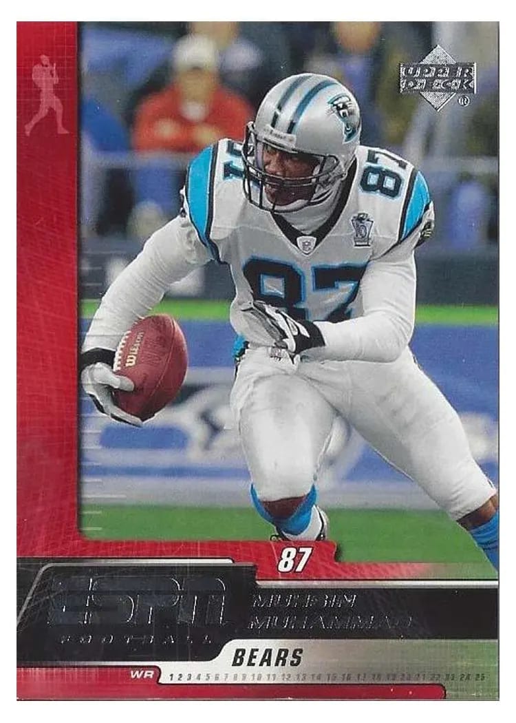 2005 Upper Deck ESPN Muhsin Muhammad #17 card