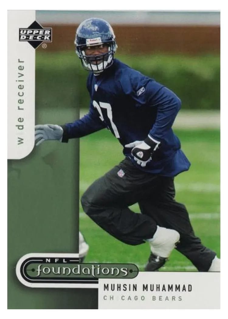 2005 Upper Deck Foundations Muhsin Muhammad #20 card