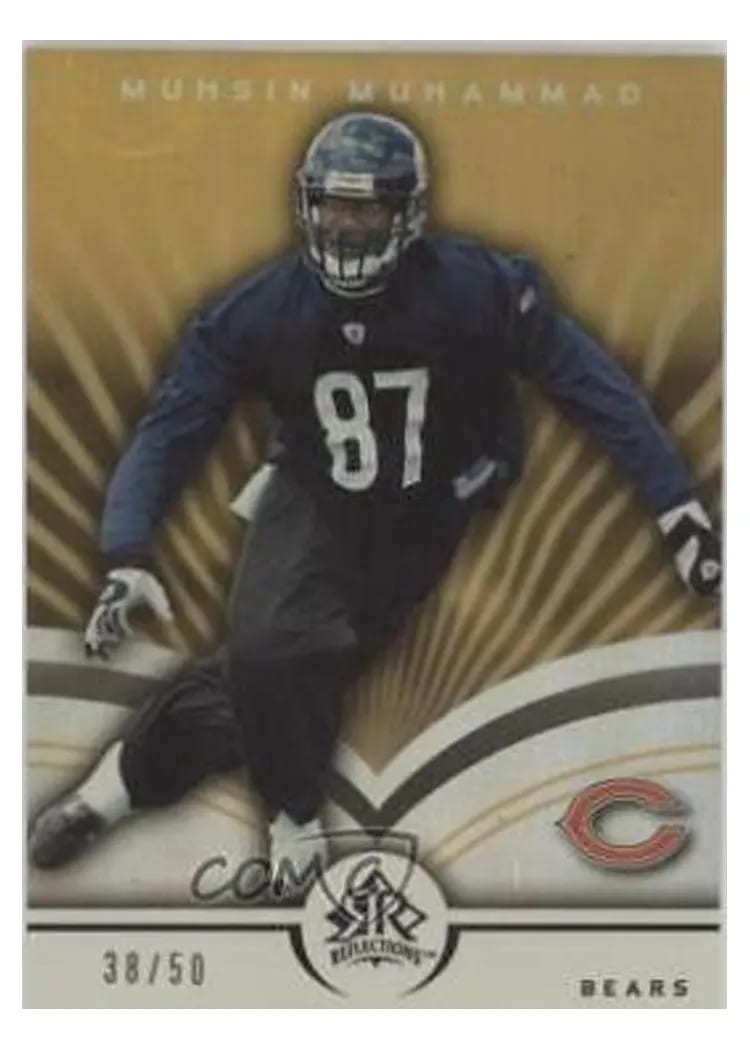 2005 Upper Deck Reflections Muhsin Muhammad #20 card