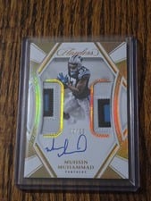 2024 Panini Flawless Dual Patch Autographs Muhsin Muhammad #25 card