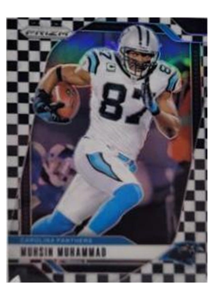 2024 Panini Prizm Base Set Muhsin Muhammad Black White Checker #44 card