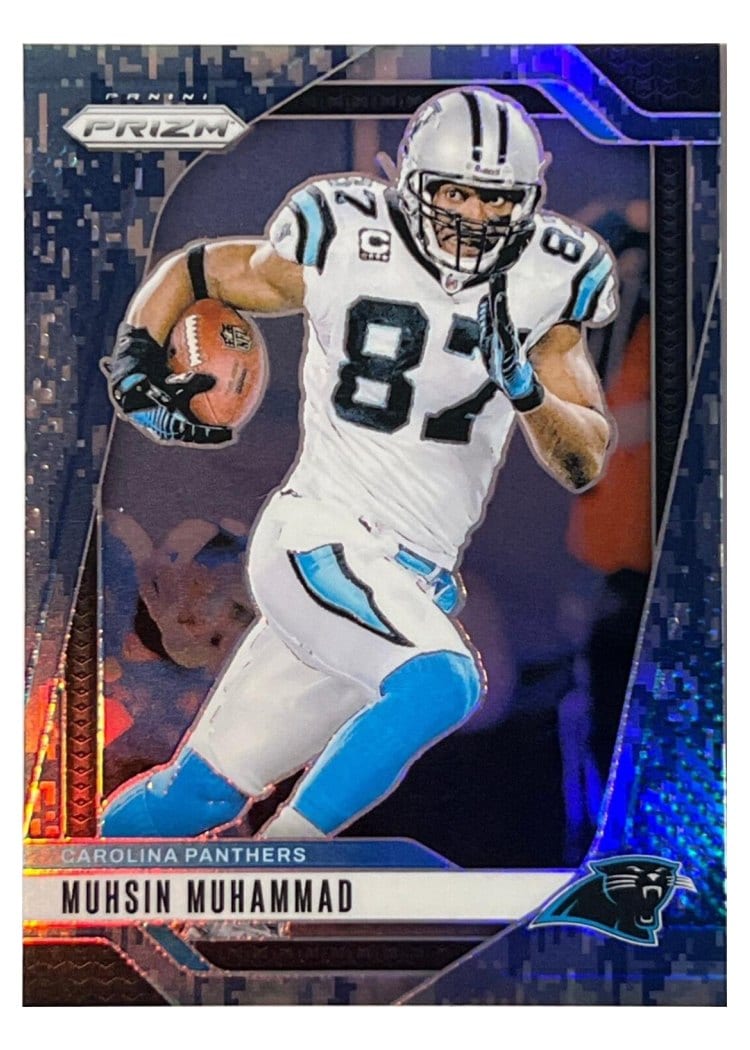 2024 Panini Prizm Base Set Muhsin Muhammad Navy Camo #44 card