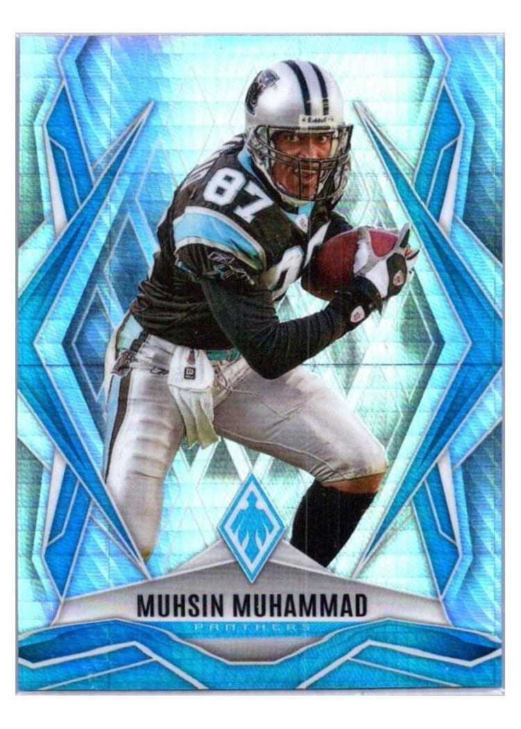 2025 Panini Phoenix Base Set Muhsin Muhammad Silver Hyper #48 card