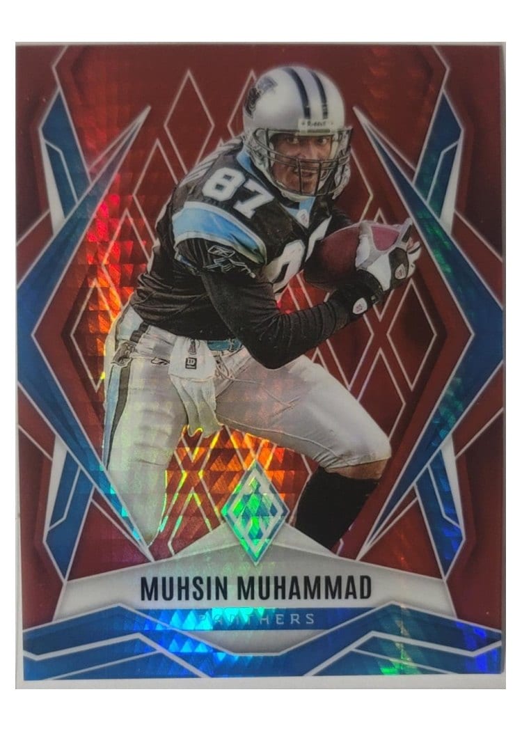 2025 Panini Phoenix Base Set Muhsin Muhammad Red Hyper #48 card