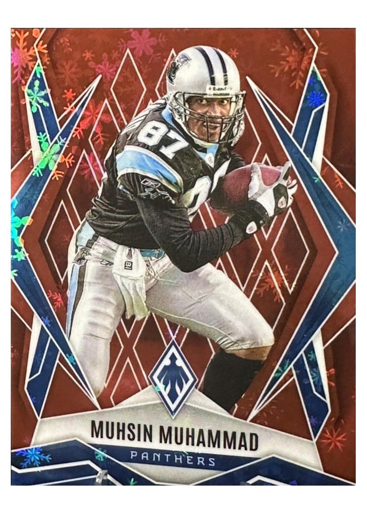 2025 Panini Phoenix Base Set Muhsin Muhammad Red Winter #48 card