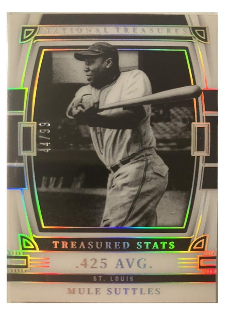 2023 Panini National Treasures Treasured Stats Mule Suttles #1 card