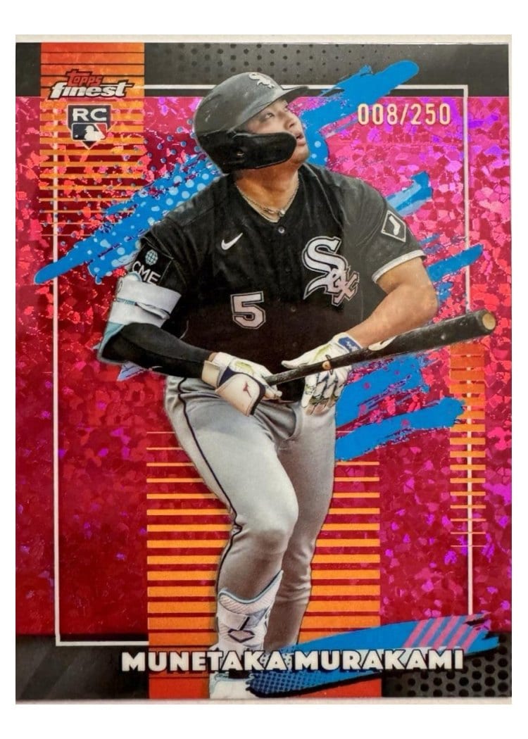 2026 Topps Finest Munetaka Murakami Pink Refractor #145 card