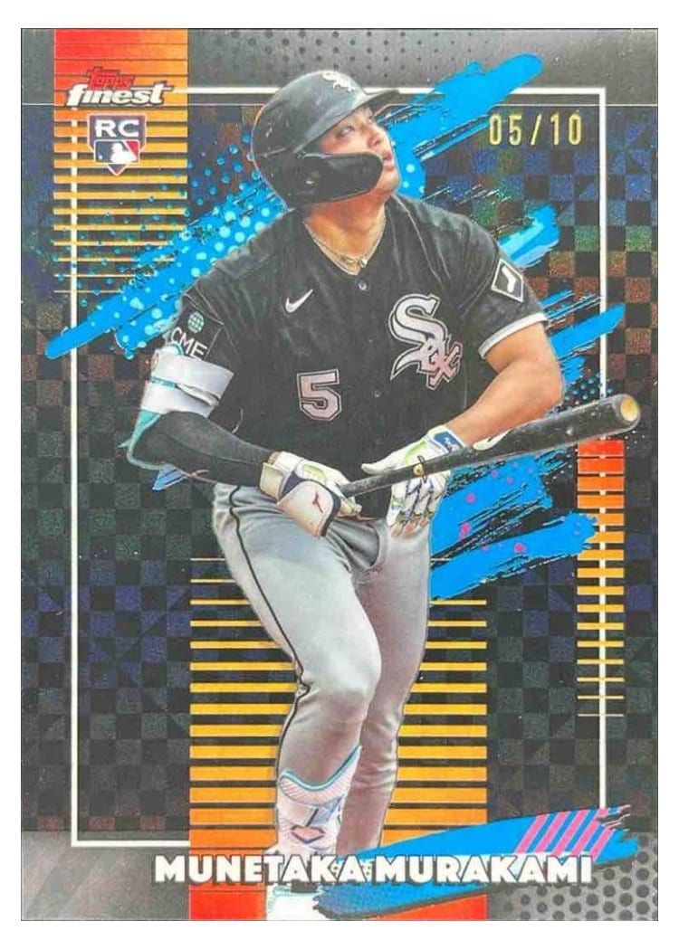 2026 Topps Finest Munetaka Murakami Black X-Fractor #145 card