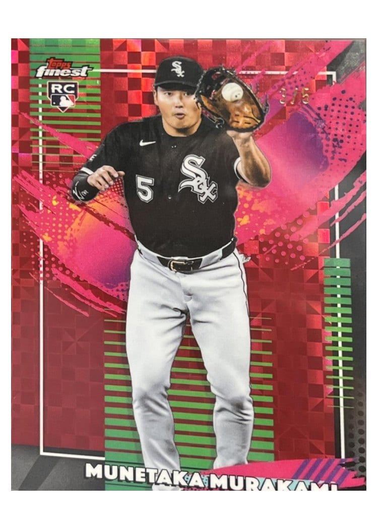 2026 Topps Finest Munetaka Murakami Red X-Fractor #295 card