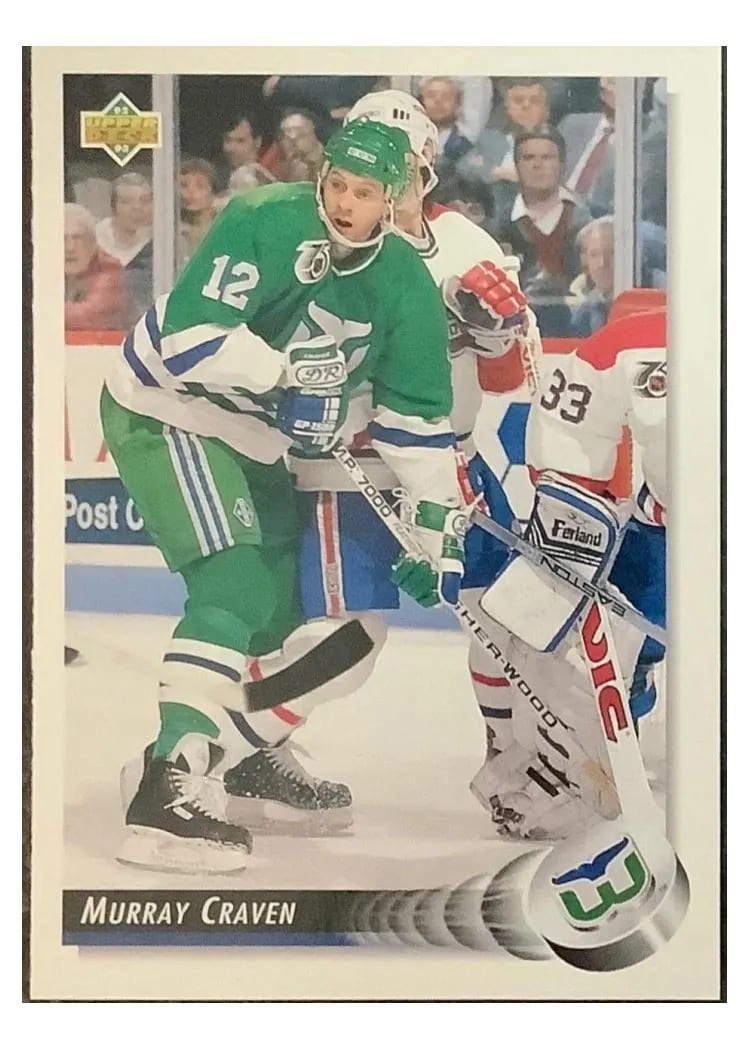 1992 Upper Deck Murray Craven #49 card
