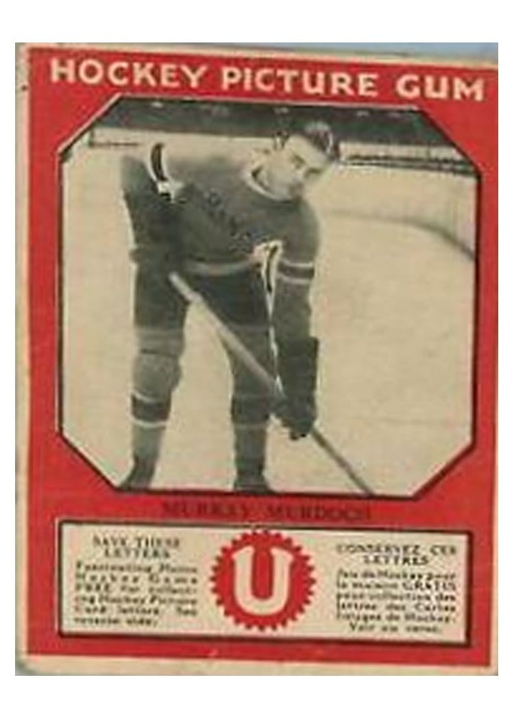 1933 V252 Canadian Gum Murray Murdoch card