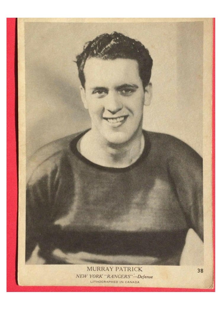1939 O-Pee-Chee V301-1 Murray Patrick #38 card