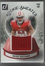 2025 Donruss Rookie Holiday Sweater Mykel Williams #SWE-MWS card