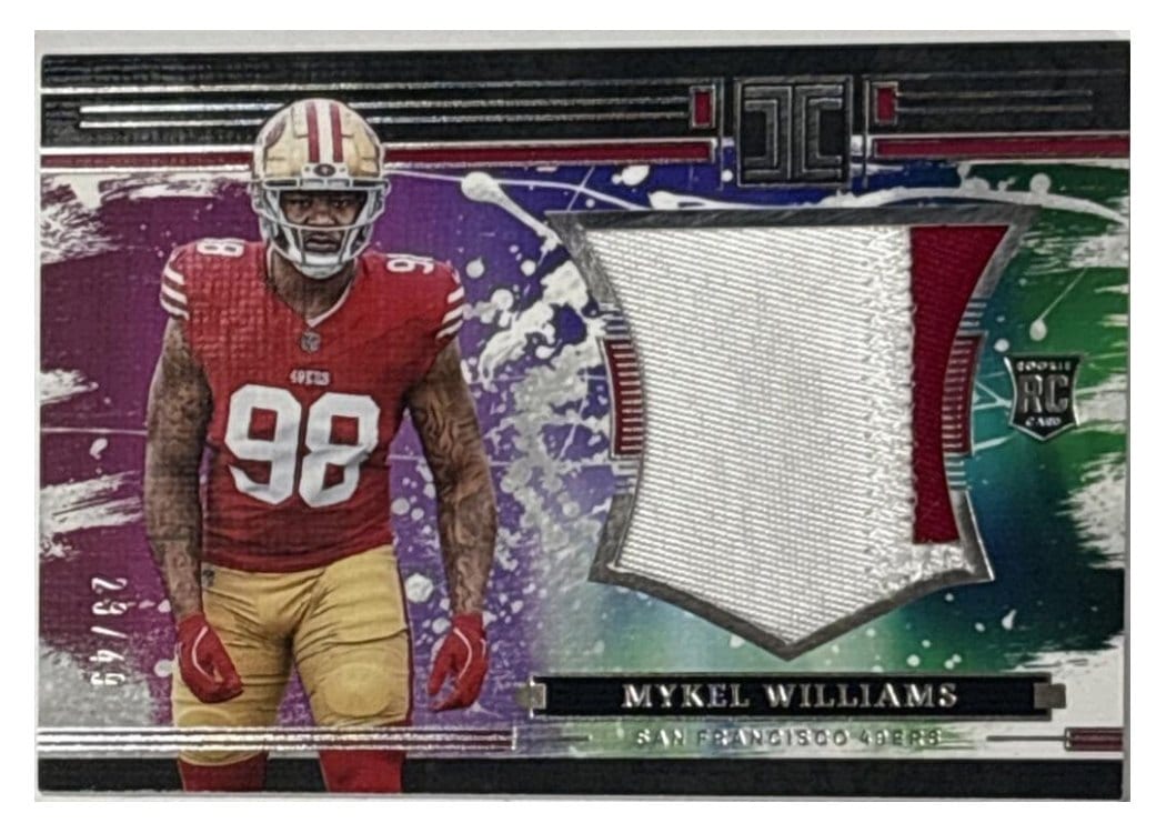 2025 Panini Impeccable RC Logo Patches Mykel Williams #4