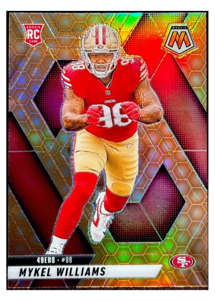 2025 Panini Mosaic Base Set Mykel Williams #307 card