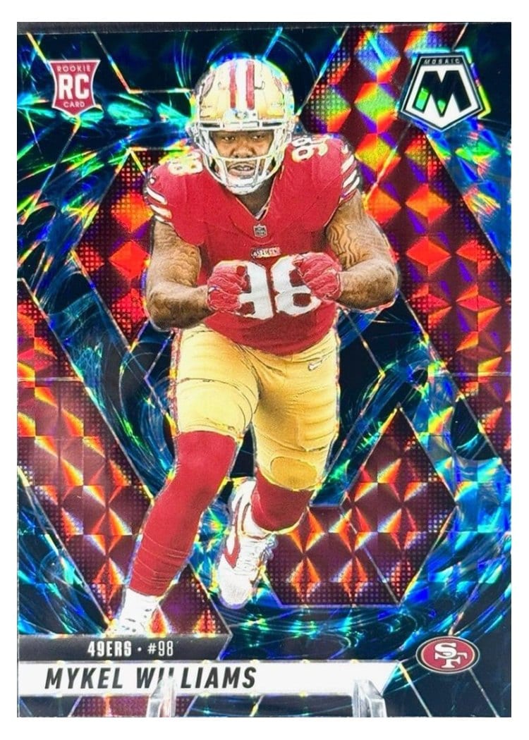 2025 Panini Mosaic Base Set Mykel Williams #307 card