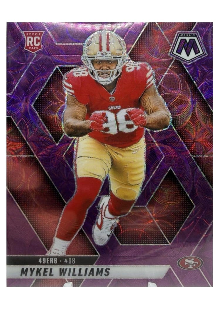 2025 Panini Mosaic Base Set Mykel Williams #307 card