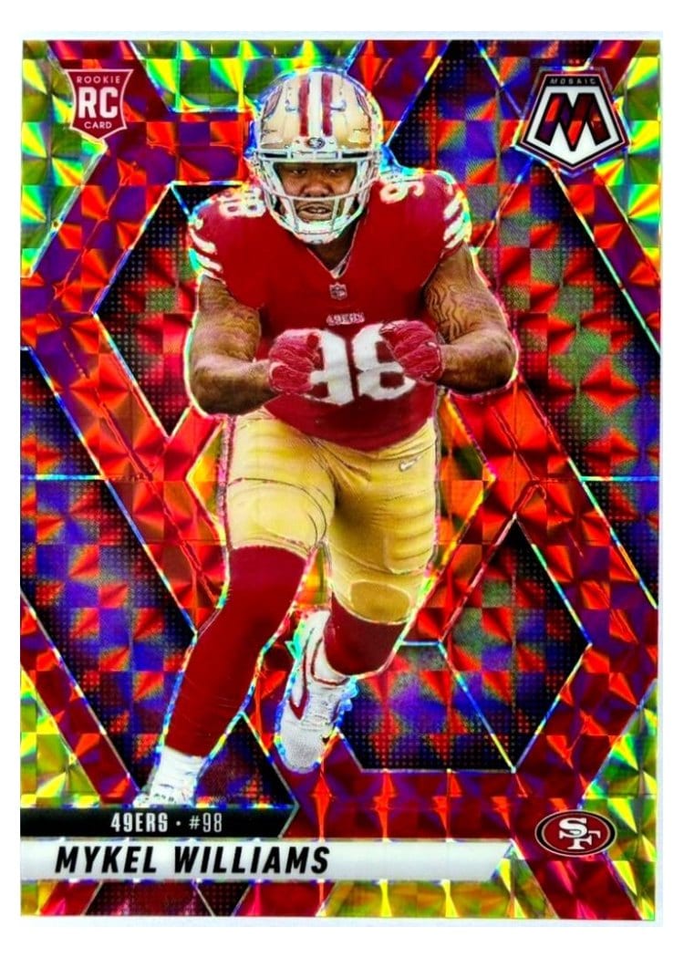 2025 Panini Mosaic Base Set Mykel Williams #307 card