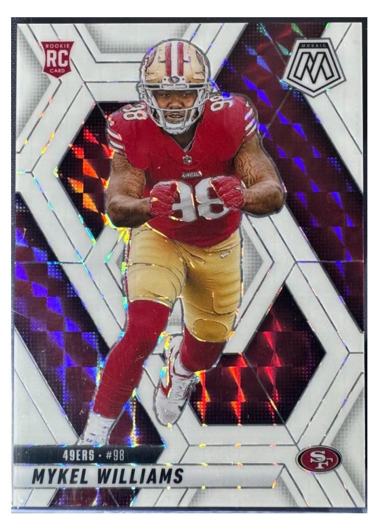 2025 Panini Mosaic Base Set Mykel Williams #307 card