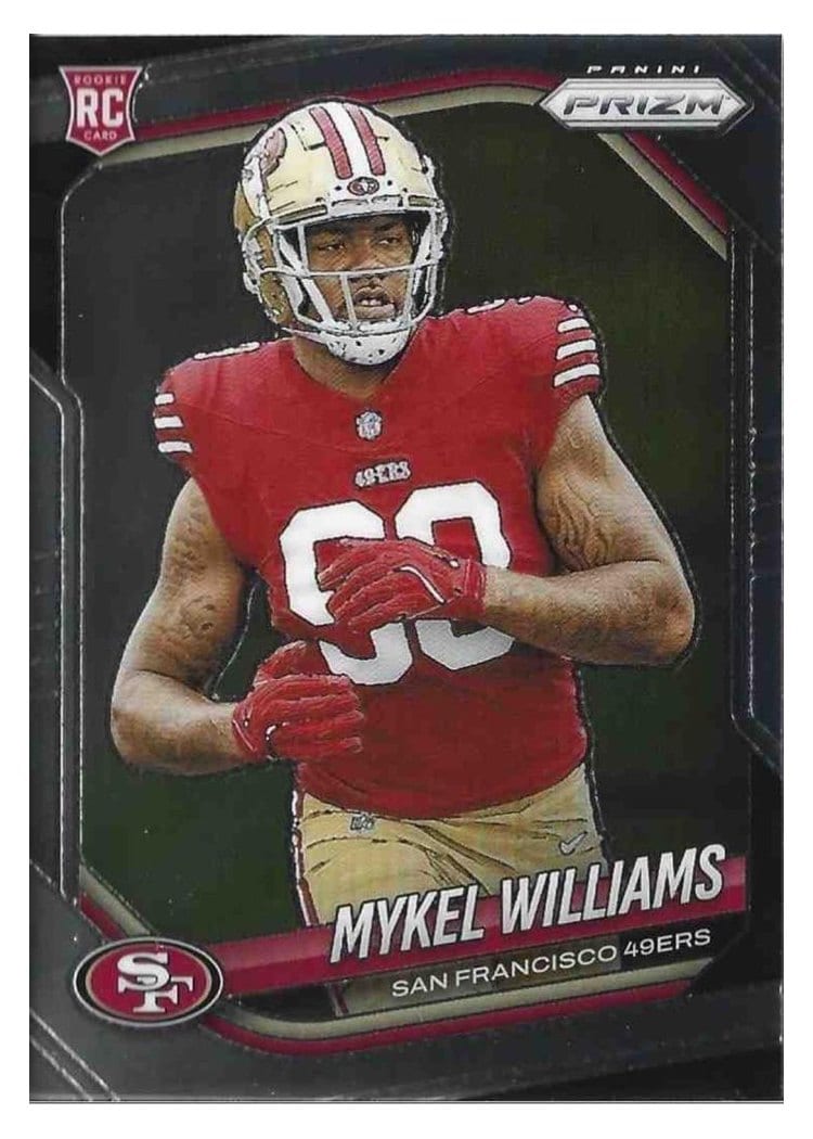 2025 Panini Prizm Base Set Mykel Williams #304 card