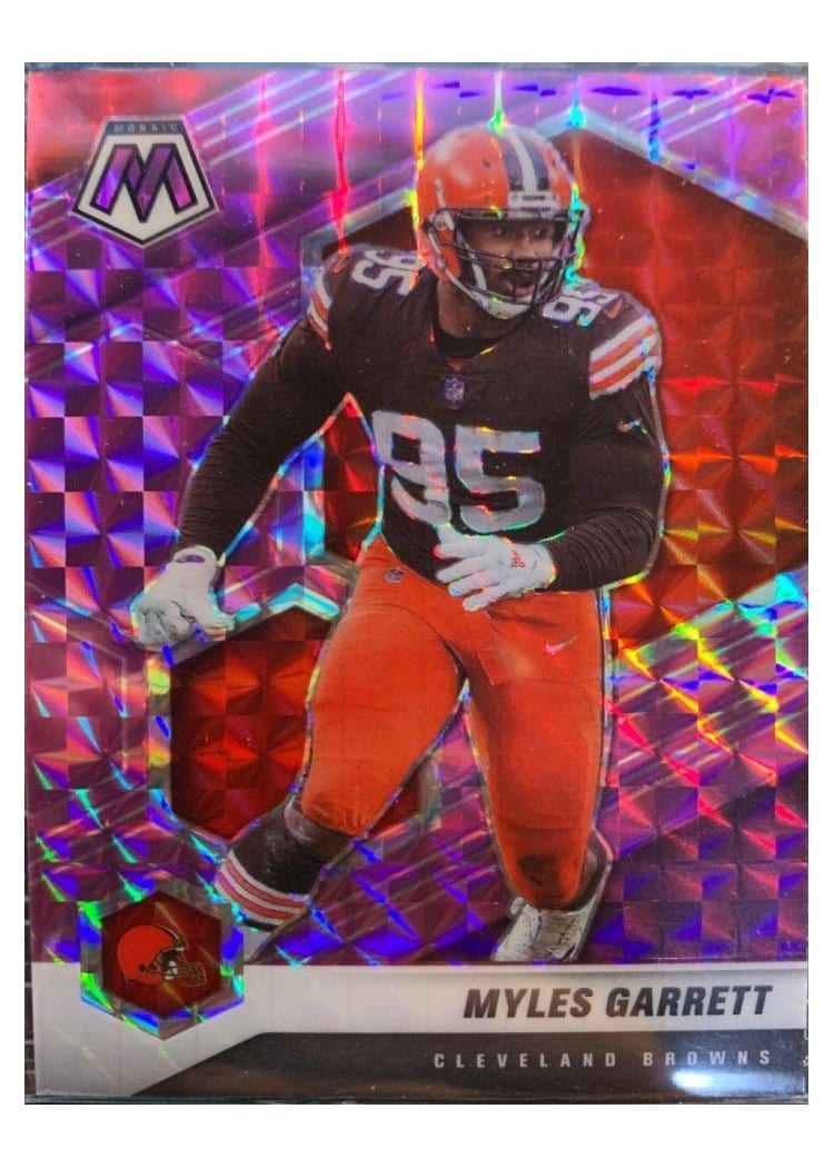 2021 Panini Mosaic Base Set Myles Garrett #57 card