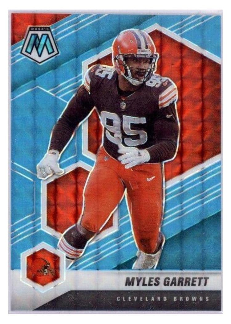 2021 Panini Mosaic Base Set Myles Garrett #57 card
