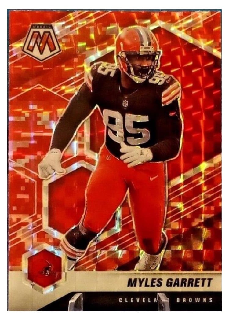 2021 Panini Mosaic Base Set Myles Garrett #57 card