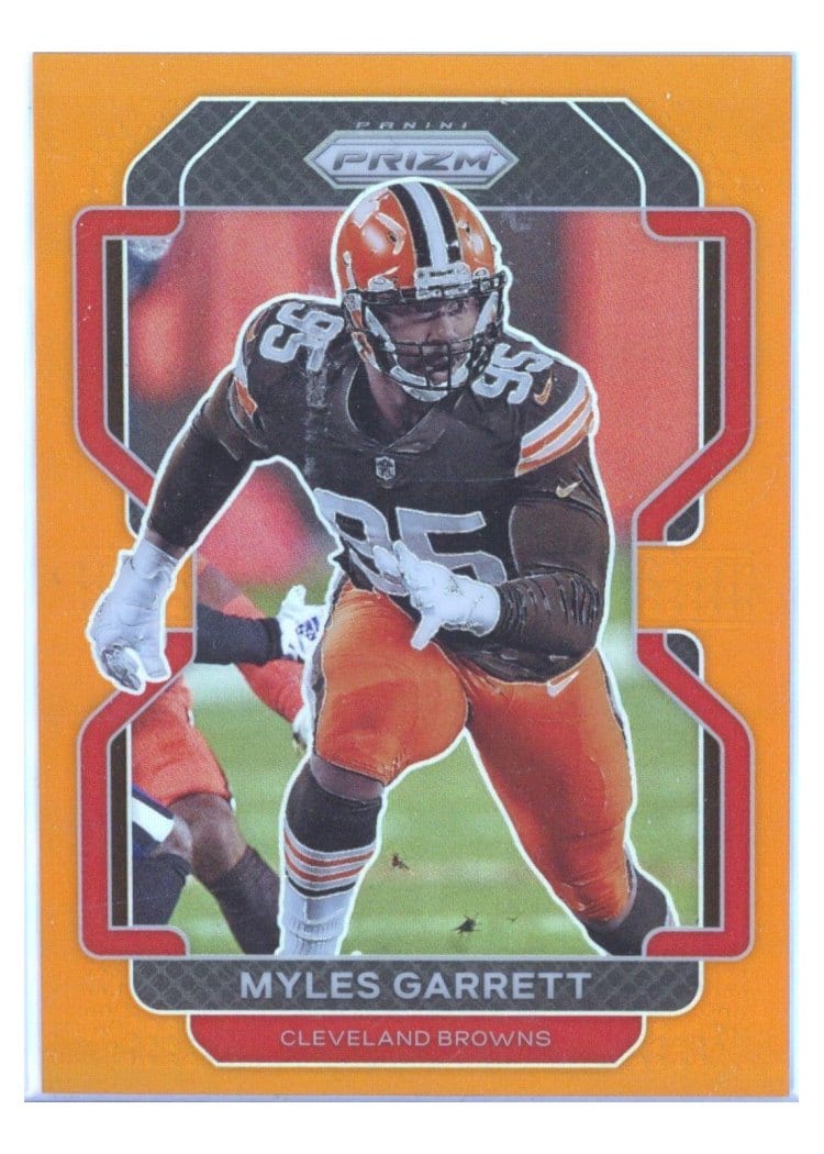 2021 Panini Prizm Base Set Myles Garrett #266 card