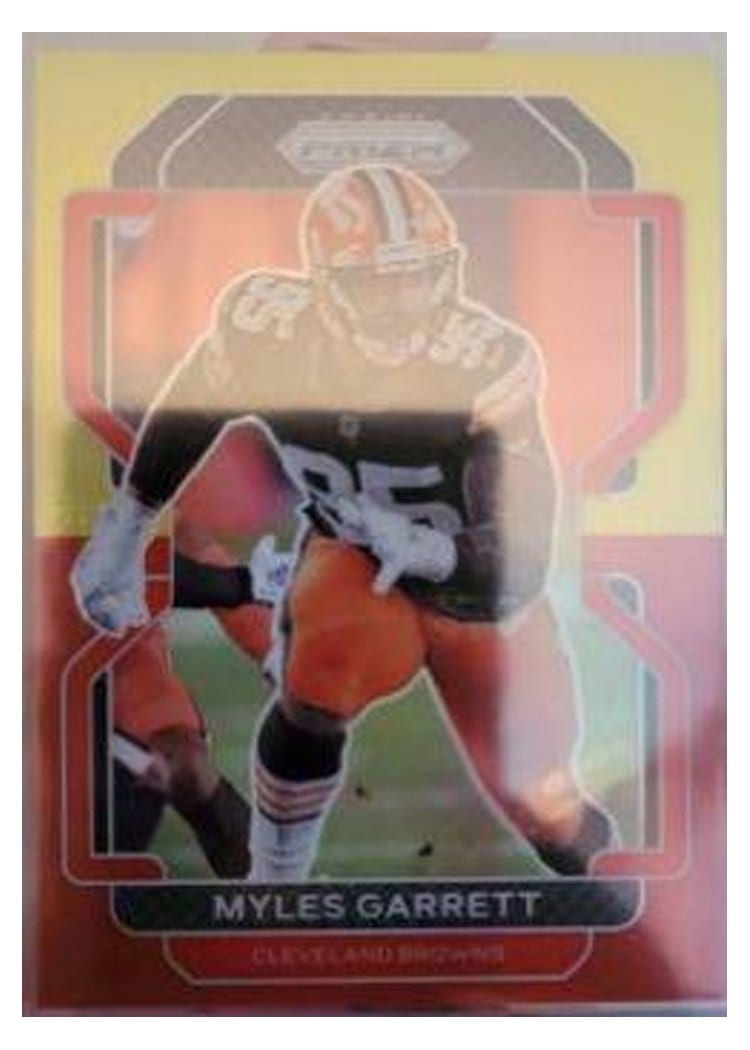 2021 Panini Prizm Base Set Myles Garrett #266 card