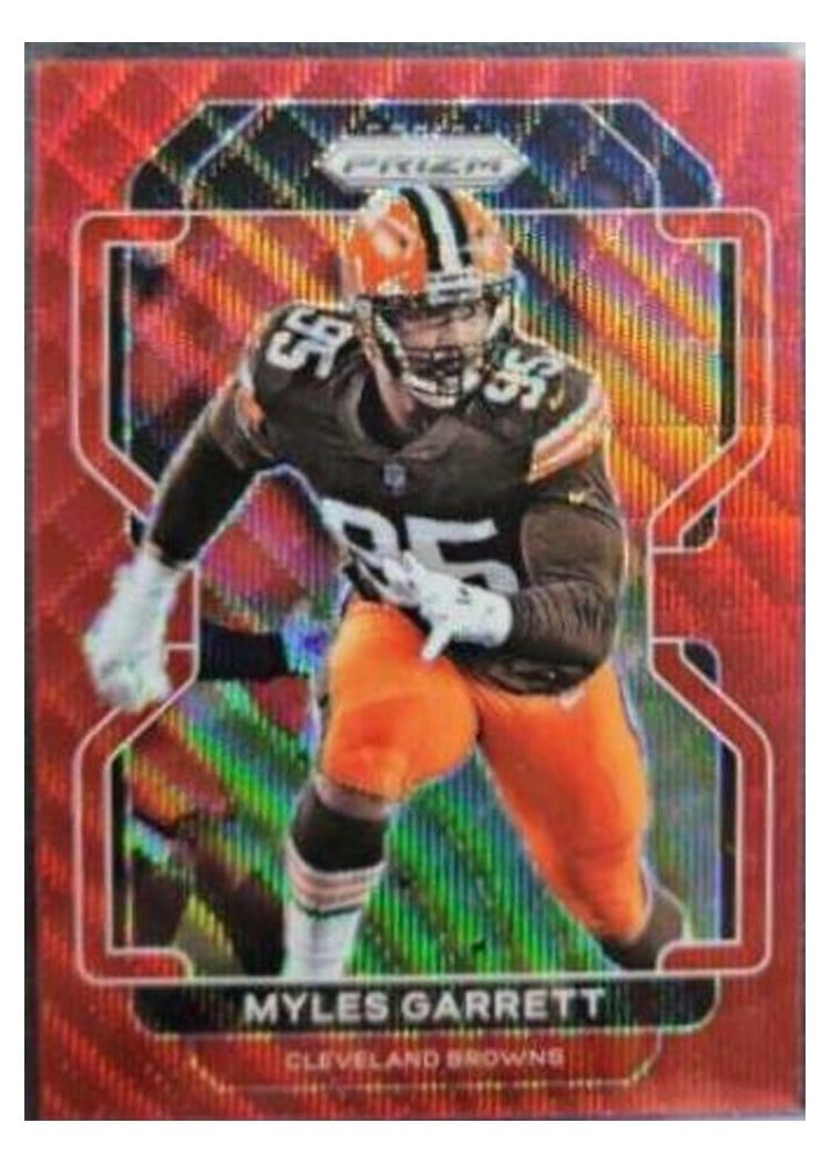 2021 Panini Prizm Base Set Myles Garrett #266 card