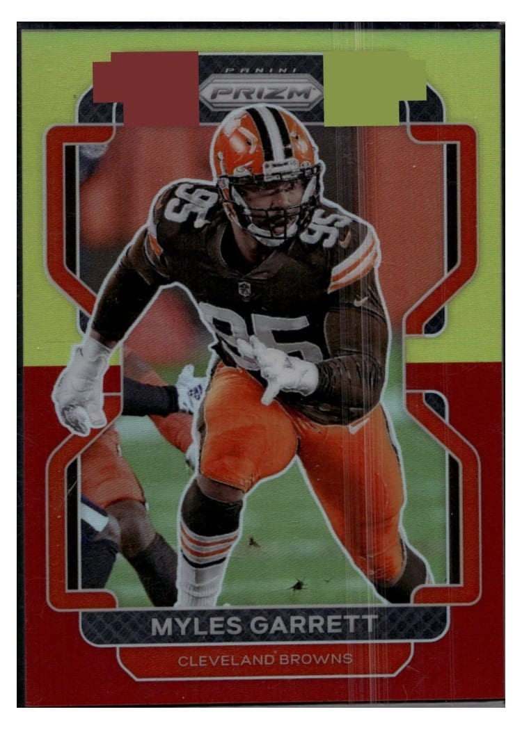 2021 Panini Prizm Base Set Myles Garrett #266 card