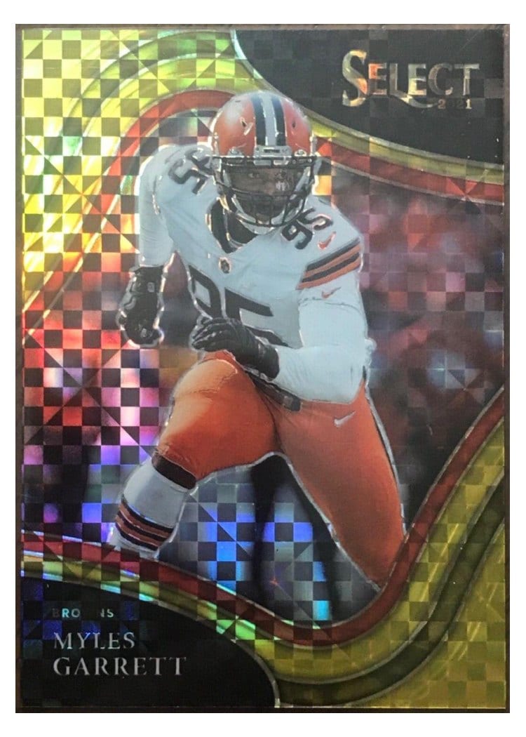 2021 Panini Select Base Set Myles Garrett #310 card