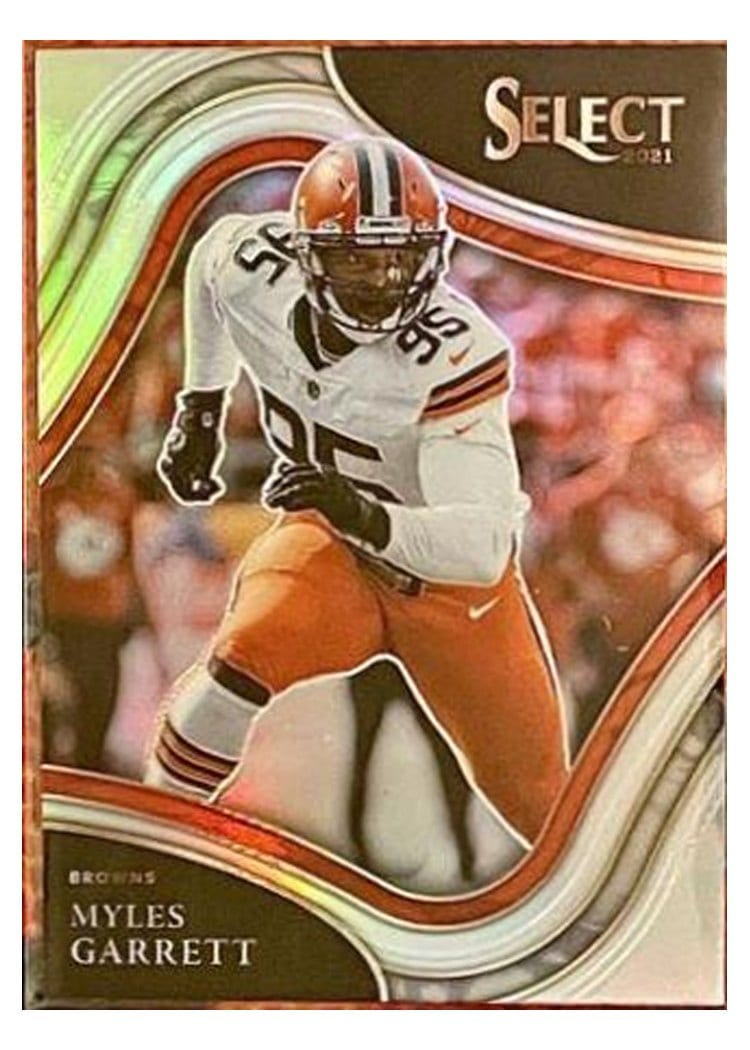 2021 Panini Select Base Set Myles Garrett #310 card