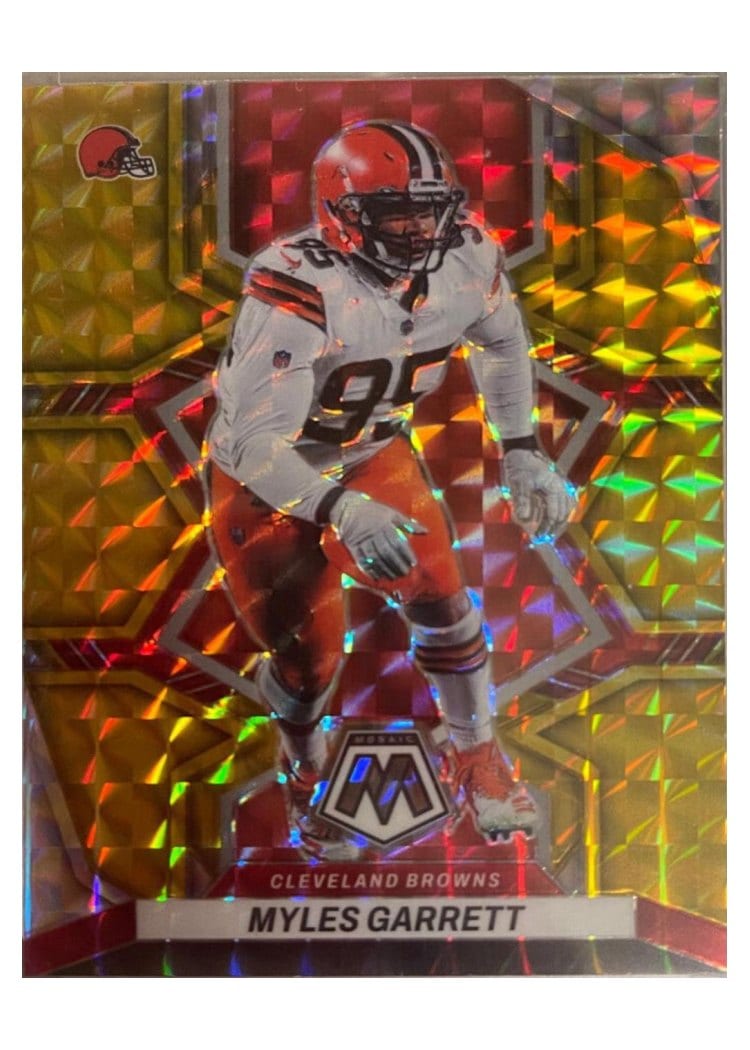 2022 Panini Mosaic Base Set Myles Garrett #50 card