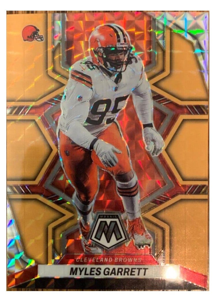 2022 Panini Mosaic Base Set Myles Garrett #50 card