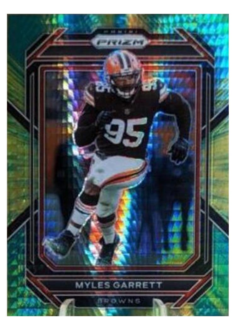 2022 Panini Prizm Base Set Myles Garrett Green #72 card