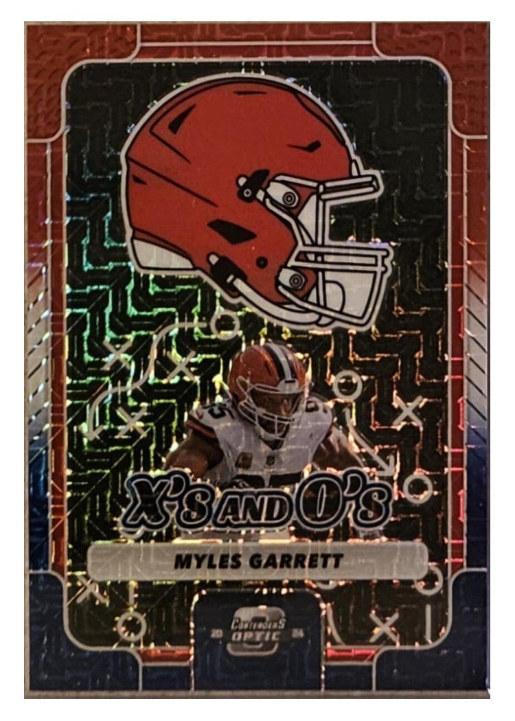 2024 Panini Contenders Optic X's and O's Myles Garrett #13 card