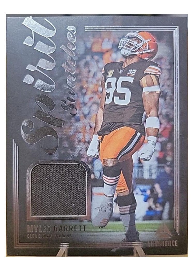 2024 Panini Luminance Spirit Swatches Myles Garrett #SS-MGT card