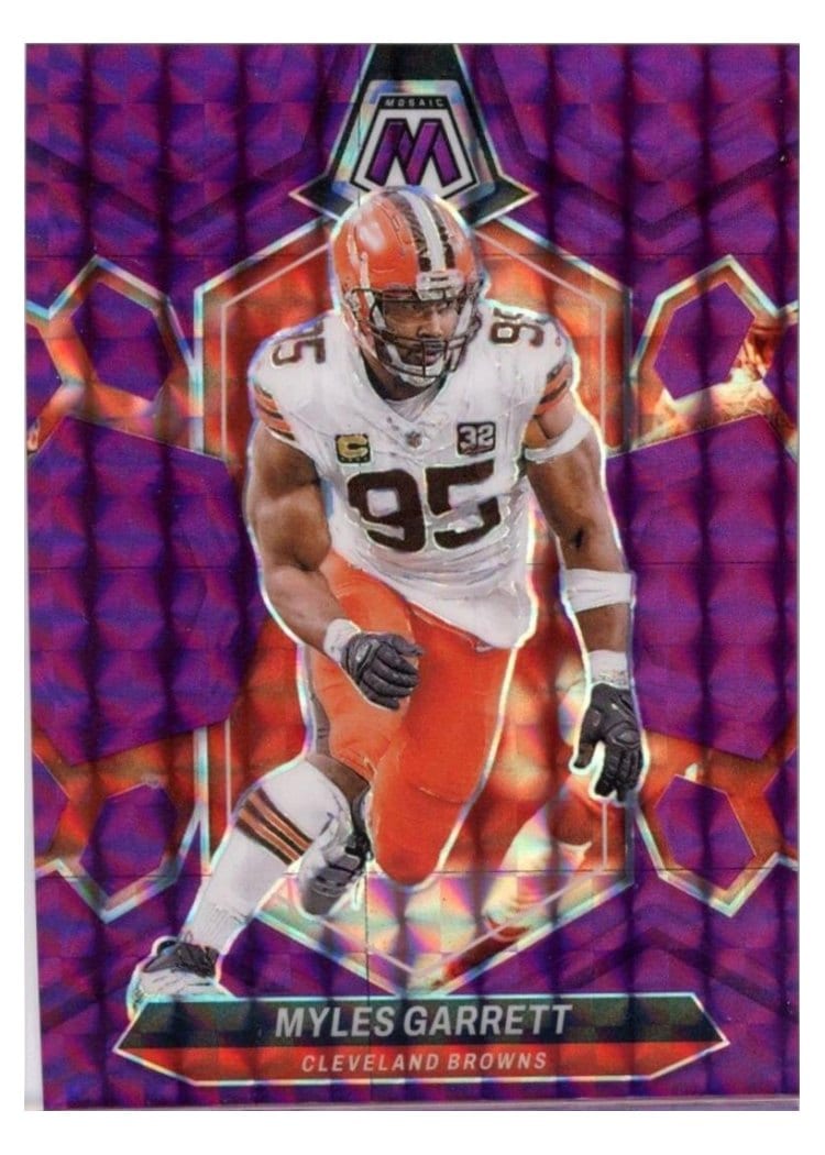 2024 Panini Mosaic Base Set Myles Garrett #55 card