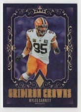 2024 Panini Phoenix Gridiron Crowns Myles Garrett #GC-MGT card