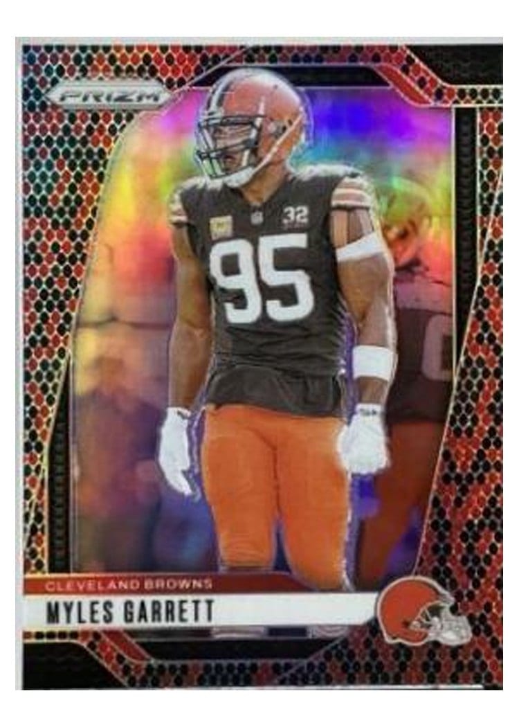 2024 Panini Prizm Base Set Myles Garrett Snakeskin #69 card