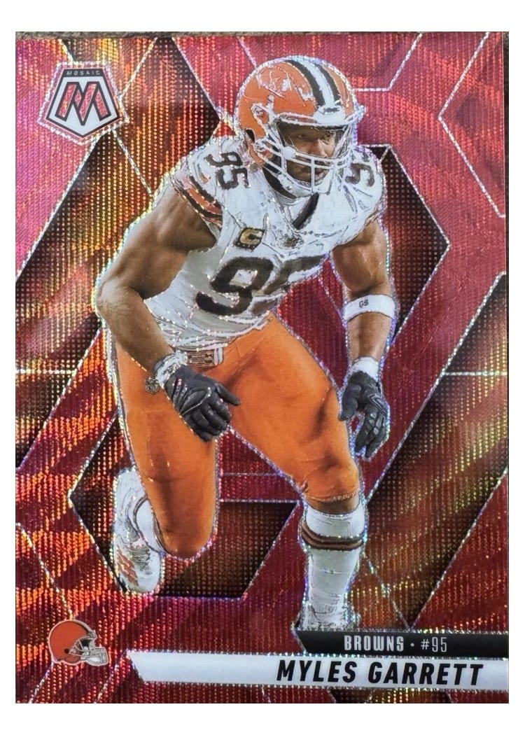 2025 Panini Mosaic Base Set Myles Garrett #181 card