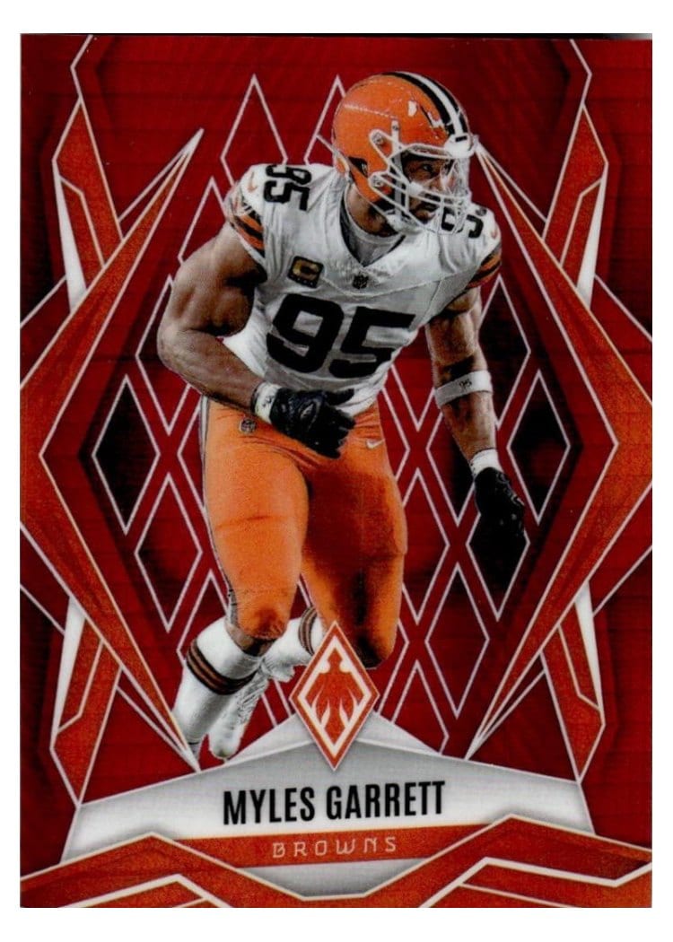 2025 Panini Phoenix Base Set Myles Garrett Color Burst #73 card