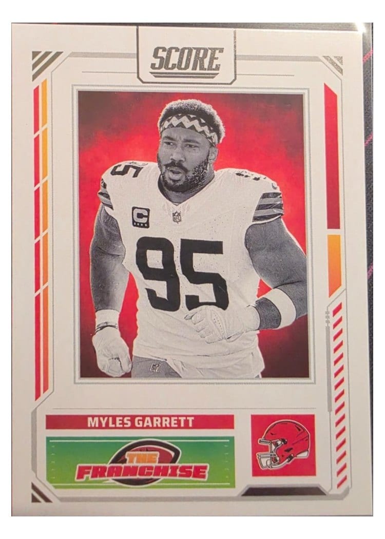 2025 Score The Franchise Myles Garrett #8 card