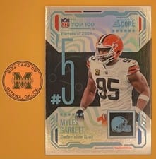 2025 Score Top 100 Myles Garrett #5 card