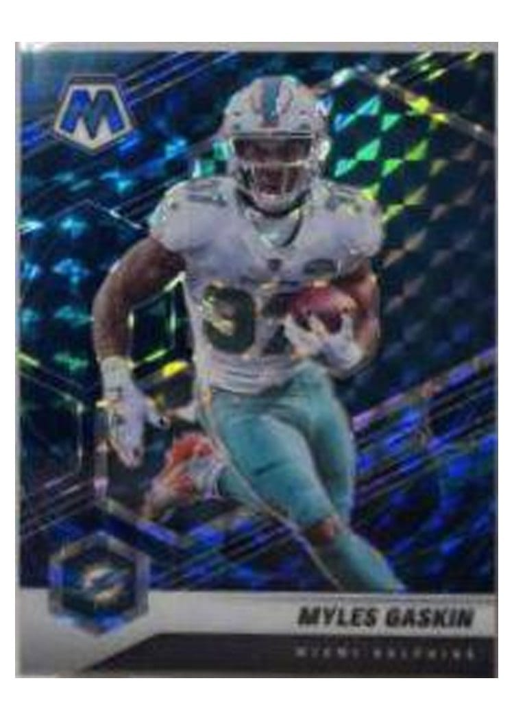 2021 Panini Mosaic Base Set Myles Gaskin #125 card