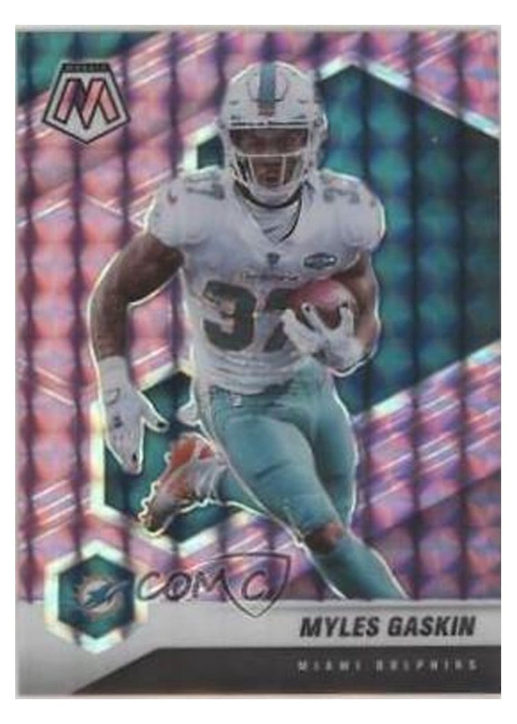 2021 Panini Mosaic Base Set Myles Gaskin #125 card