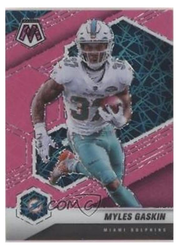 2021 Panini Mosaic Base Set Myles Gaskin #125 card